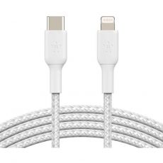 Кабель Belkin CAA004bt1MWH USB - Lightning белый 1 м