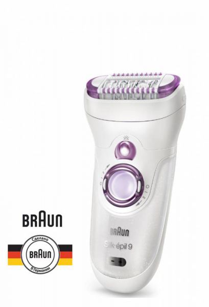Эпилятор Braun 9-969 WD Spa + щеточка д/лица